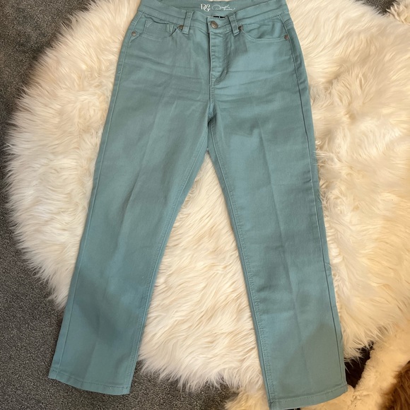 DG2 teal crop jeans, size 4, NWOT - Picture 3 of 8